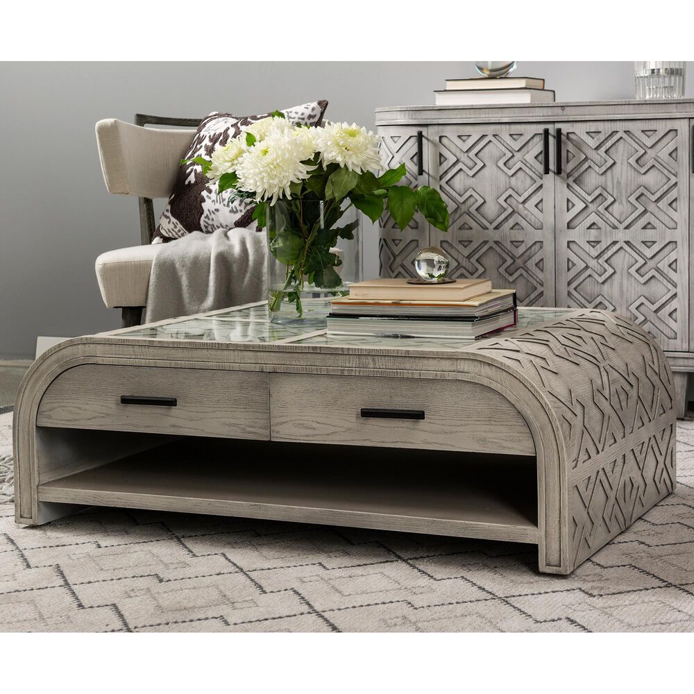 Mercana Moseley II Coffee Table in Opaque Grey, , large