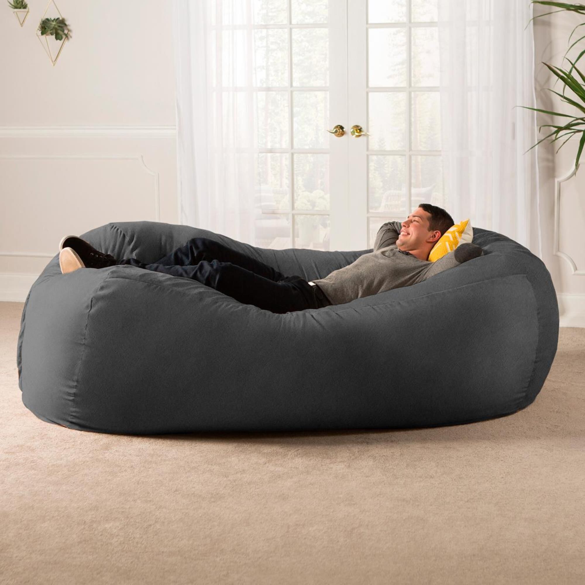 Large bean bag couch hotsell
