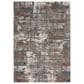 Nourison Tangra TNR02 4" x 6" Grey and Multicolor Area Rug, , large