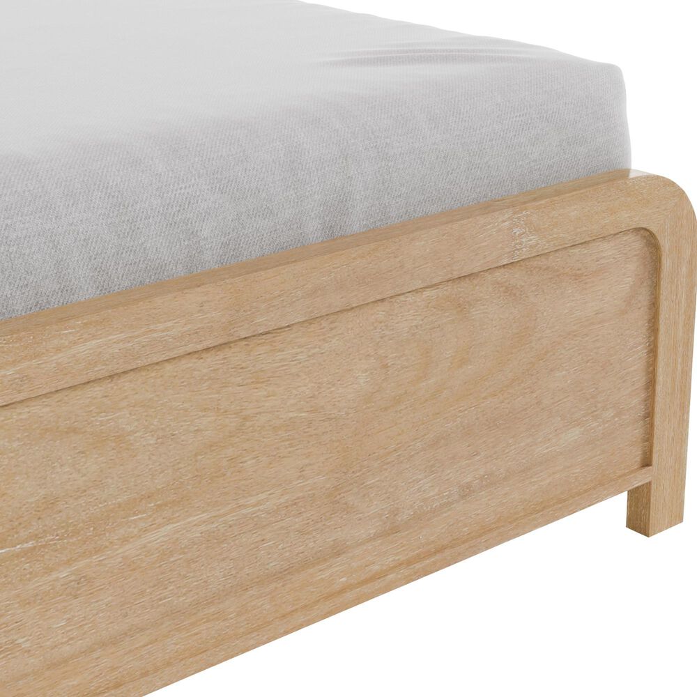 Furniture of America Handforth Queen Panel Bed in Natural, , large