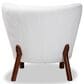 Baxton Studio Cabrera Accent Chair in White, , large