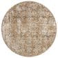 Loloi Theia THE-02 7"10" Round Taupe and Gold, , large