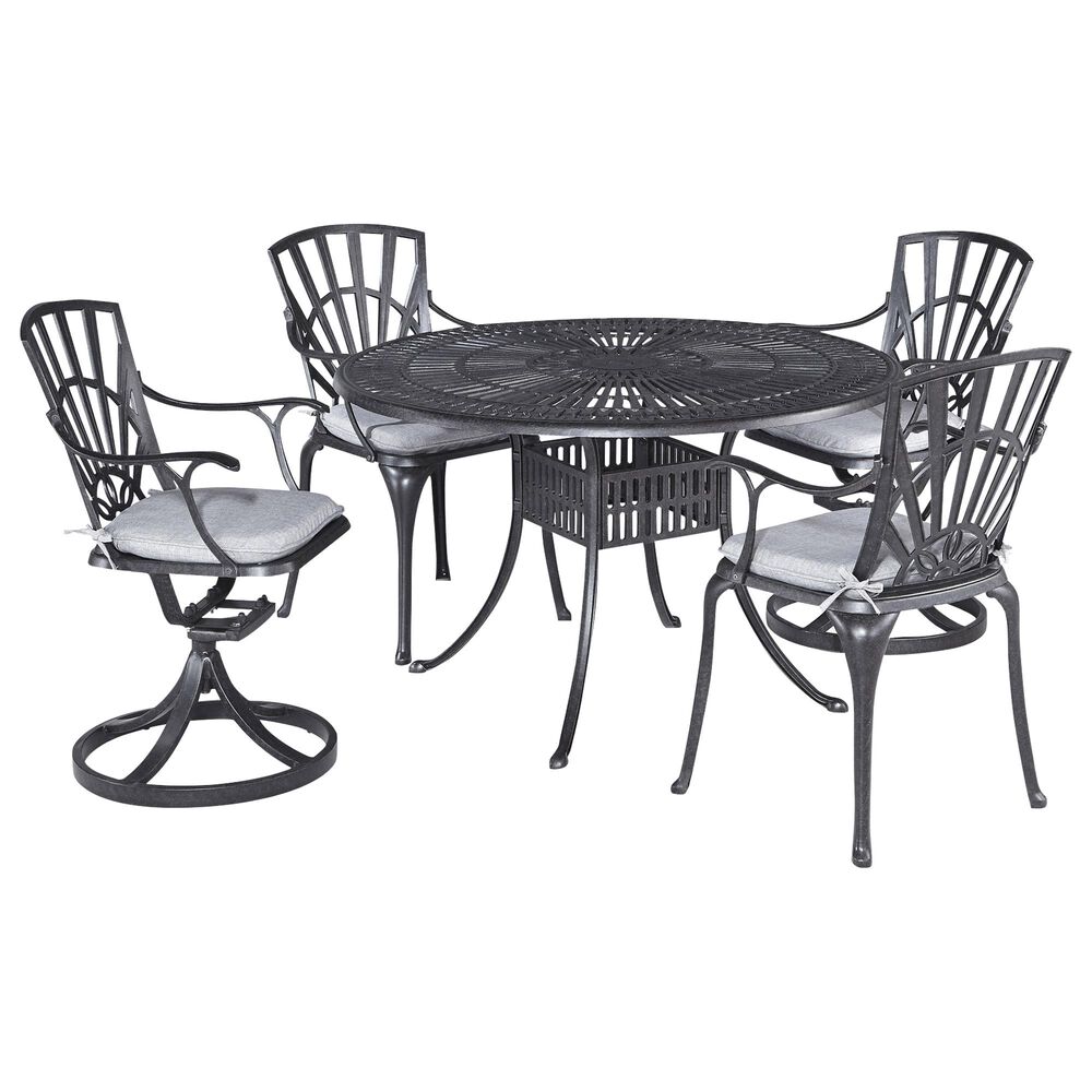 Homestyles Grenada 5-Piece Dining Set in Gray, , large