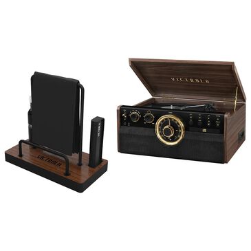 Victrola The Empire Bluetooth Record Player and Cleaning Kit in Espresso, , large
