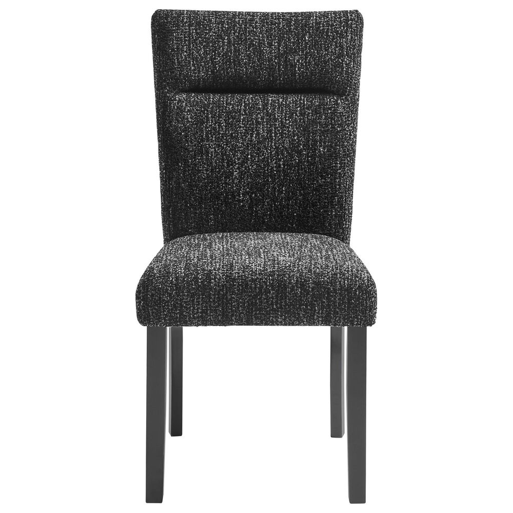 Modern Market 5-Piece Rectangular Dining Set in Black and Grey, , large