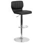 Flash Furniture Adjustable Barstool in Black, , large