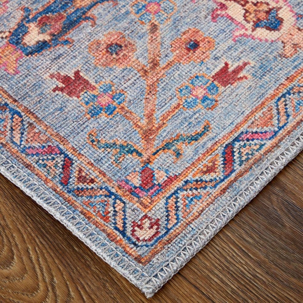Feizy Rawlins 7&#39;10&quot; x 9&#39;10&quot; Light Blue and Multicolor Area Rug, , large