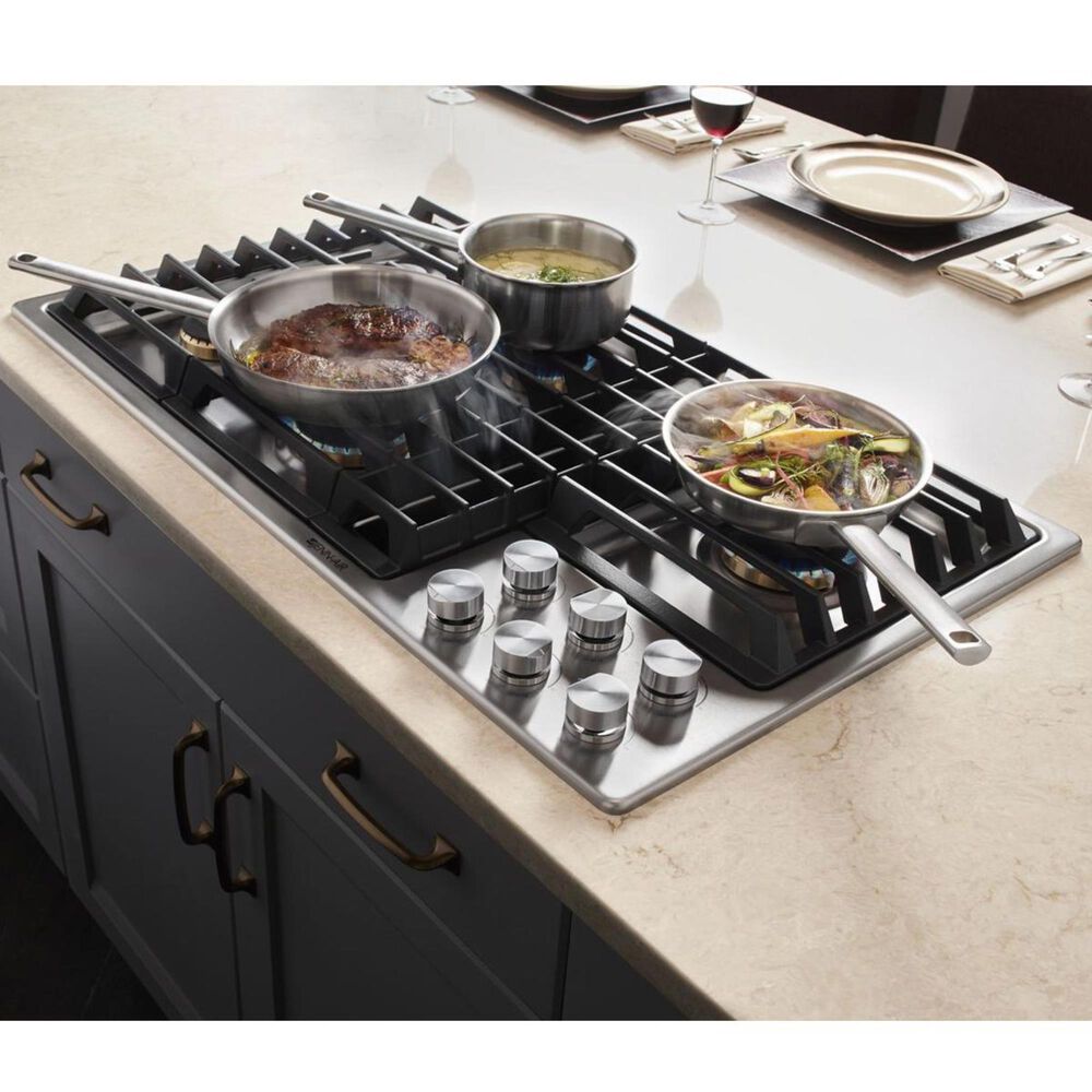 JennAir 36&quot; JX3 Gas Downdraft Cooktop in Stainless Steel, , large