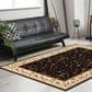 Radici USA Como 1593 Black 5"5" x 7"7" Area Rug, , large