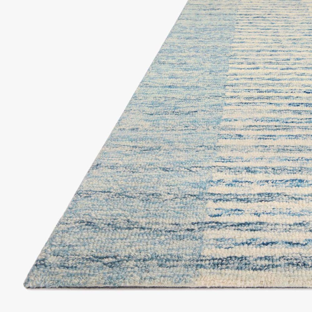 Chris Loves Julia x Loloi Chris 5&#39; x 7&#39;6&quot; Ivory and Denim Area Rug, , large