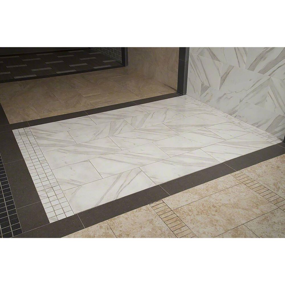 MS International Pietra Calacatta Rectangle 12&quot; x 24&quot; Porcelain Tile, , large