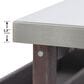 HOMLUX 50" Outdoor Kitchen Island in Dark Brown and Stainless Steel, , large
