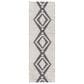 Surya Azalea 2"6" x 8" Black and Ivory Indoor/Outdoor Runner, , large