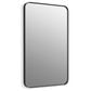 Kohler Essential 22" x 34" Matte Black Rectangular Framed Mirror, , large