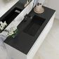 James Martin Vanities Mantova 47.3" Single Vanity Cabinet in Mid-Century Walnut and Brushed Nickel, , large