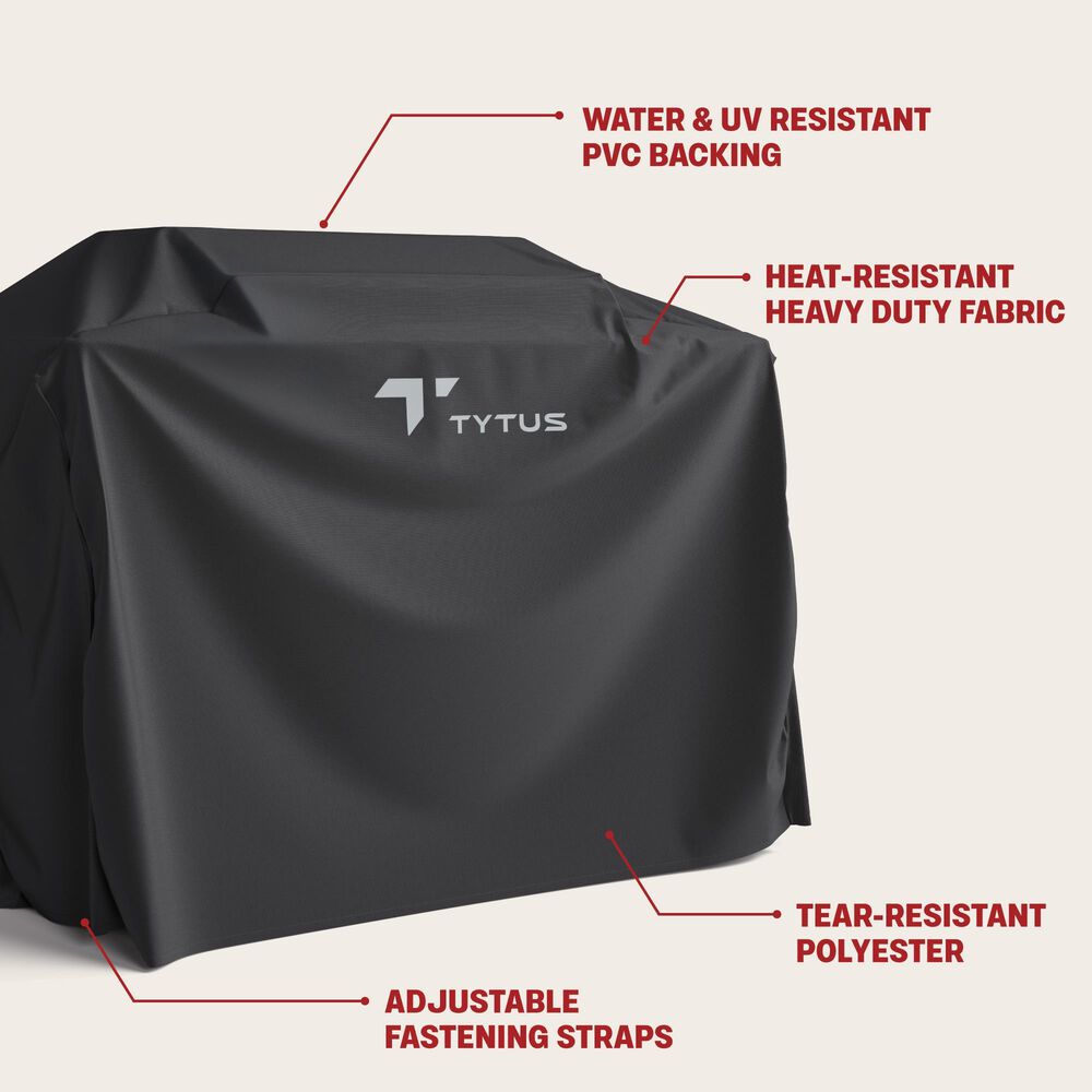 TYTUS Anaheim 4-Burner Gas Grill Cover in Black, , large