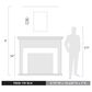 Golden Lighting Seaport 1-Light Wall Sconce in Matte Black, , large