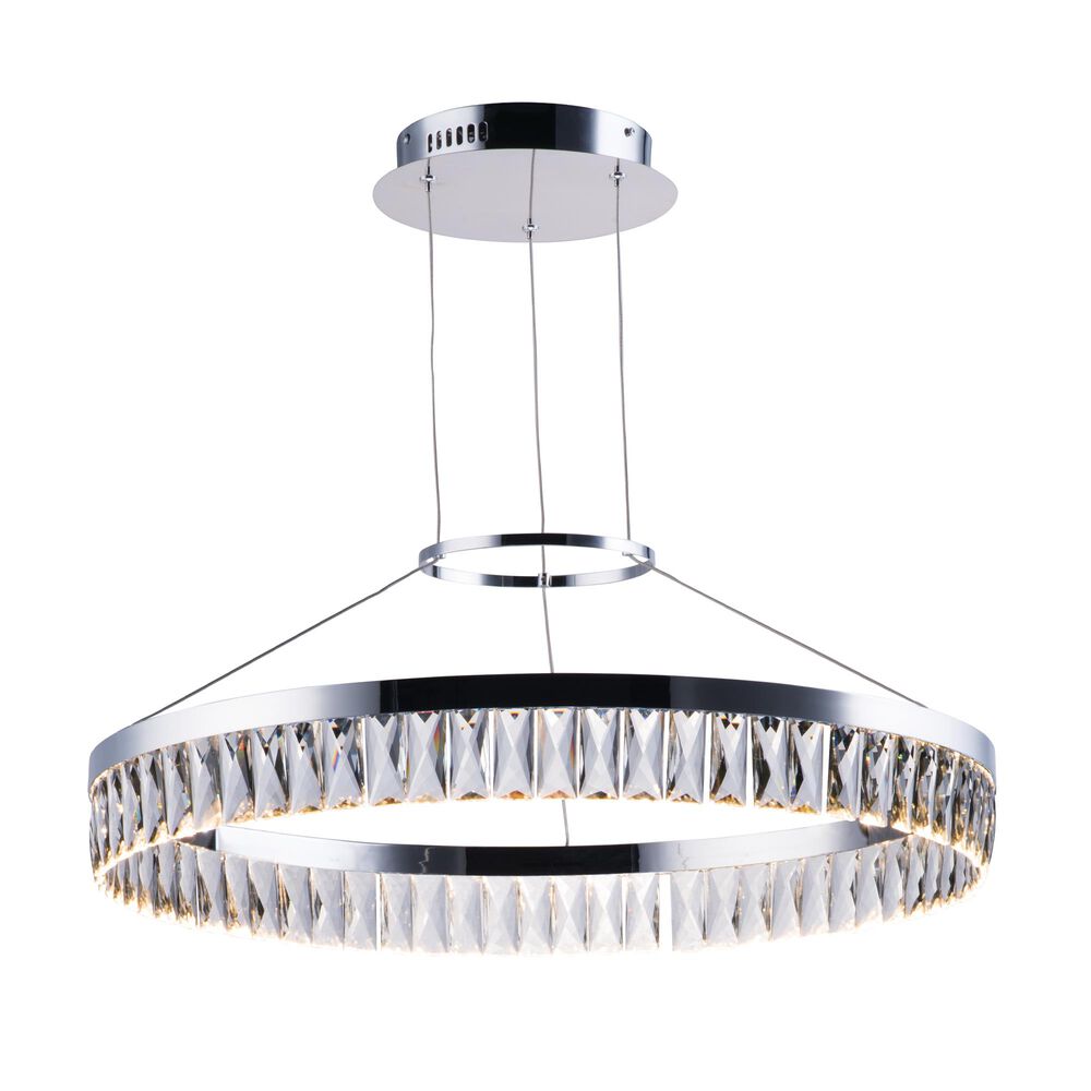 Maxim Lighting Icycle LED Pendant Light in Polished Chrome, , large