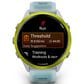 Garmin Forerunner 570 47mm Amp Yellow Aluminum Case with Translucent Whitestone and Turquoise Band, , large