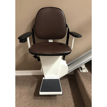 Staying Home Legacy Lifts Indoor Stair Lift Chair with Track Assembly in Brown, , large