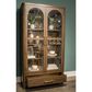 Ashley Radkin Display Cabinet in Burnished Brown, , large