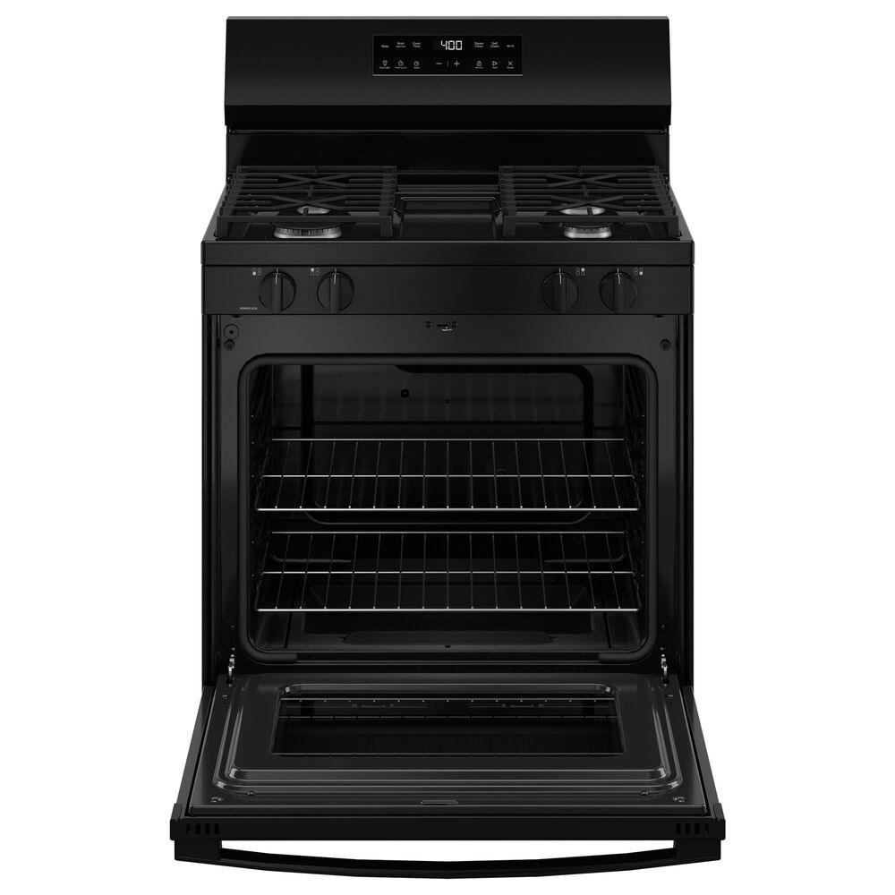 GE Appliances 30" Freestanding Gas Range with Self-Clean and 4 Burners in Black, , large