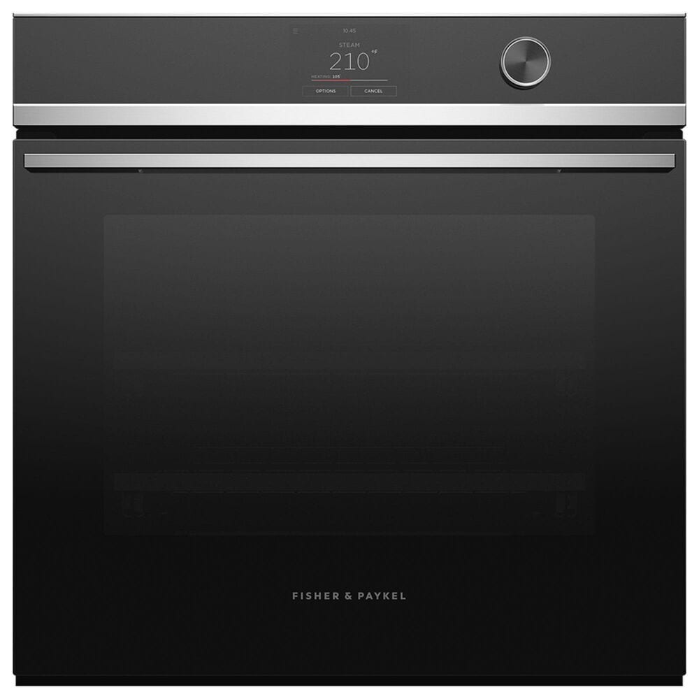 Fisher & Paykel 24 Single Electric Wall Oven with 23-Function and Convection in Black and Stainless Steel, , large
