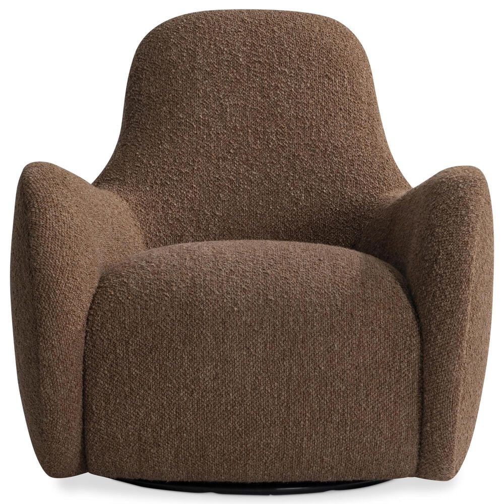 Bernhardt Tucci Swivel Chair in Rust, , large