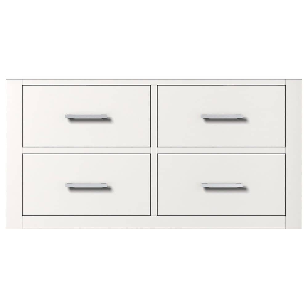 Lexora Home Castor 36&quot; Single Bathroom Vanity in White with 2 cm White Quartz Top, Rectangular Sink and 34&quot; Mirror, , large