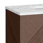 James Martin Vanities Marcello 72" Double Bathroom Vanity in Chestnut with 3 cm Ethereal Noctis Quartz Top and Rectangular Sinks, , large