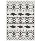 Surya Moroccan Shag MCS-2305  2" x 3" Black and White Area Rug, , large