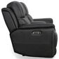 Flexsteel Crew 3-Piece Power Reclining Living Room Set in Raven Black, , large