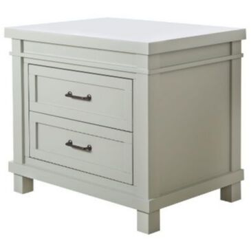 Baby Appleseed Rowan 2-Drawer Nightstand in Sage, , large