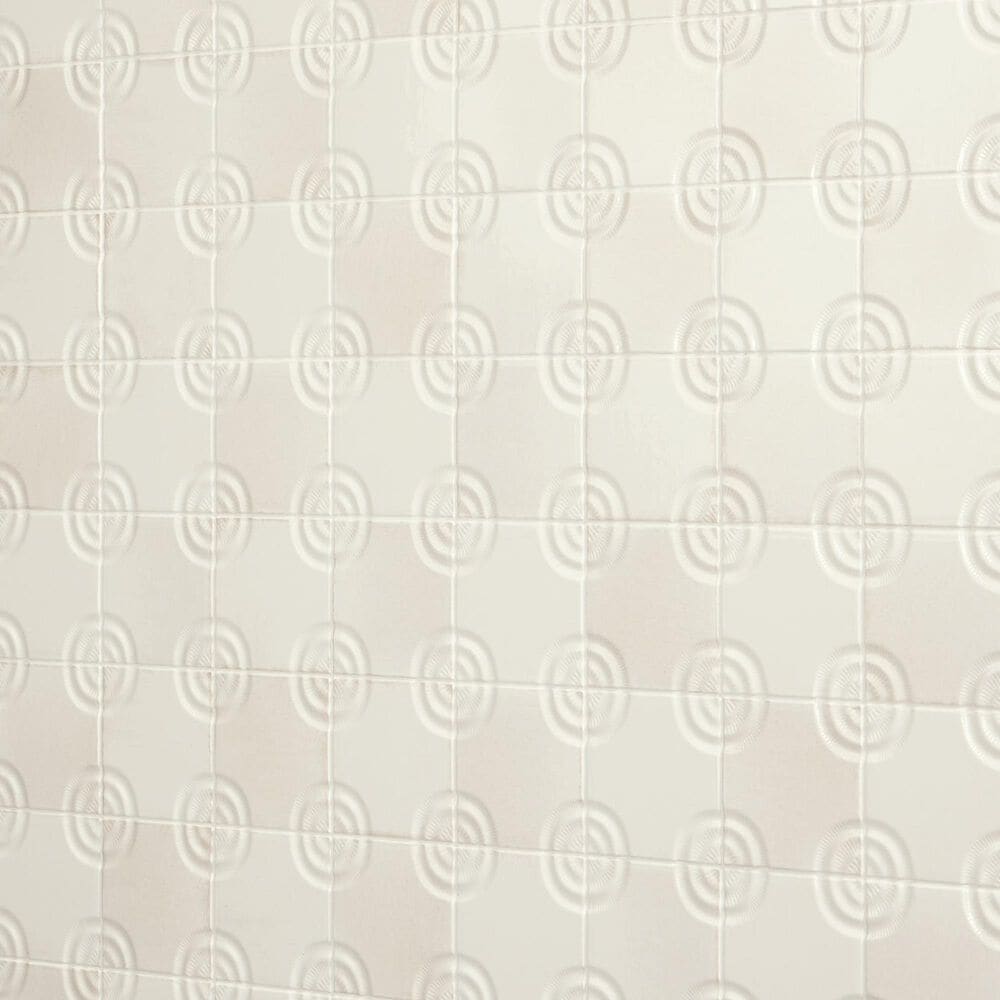 Dal-Tile Relicca Deckle 4" x 4" Square Circle Ceramic Tile, , large