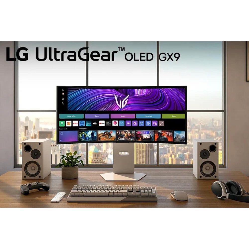 LG 34&quot; UltraGear OLED WQHD Curved Smart Gaming Monitor in White, , large