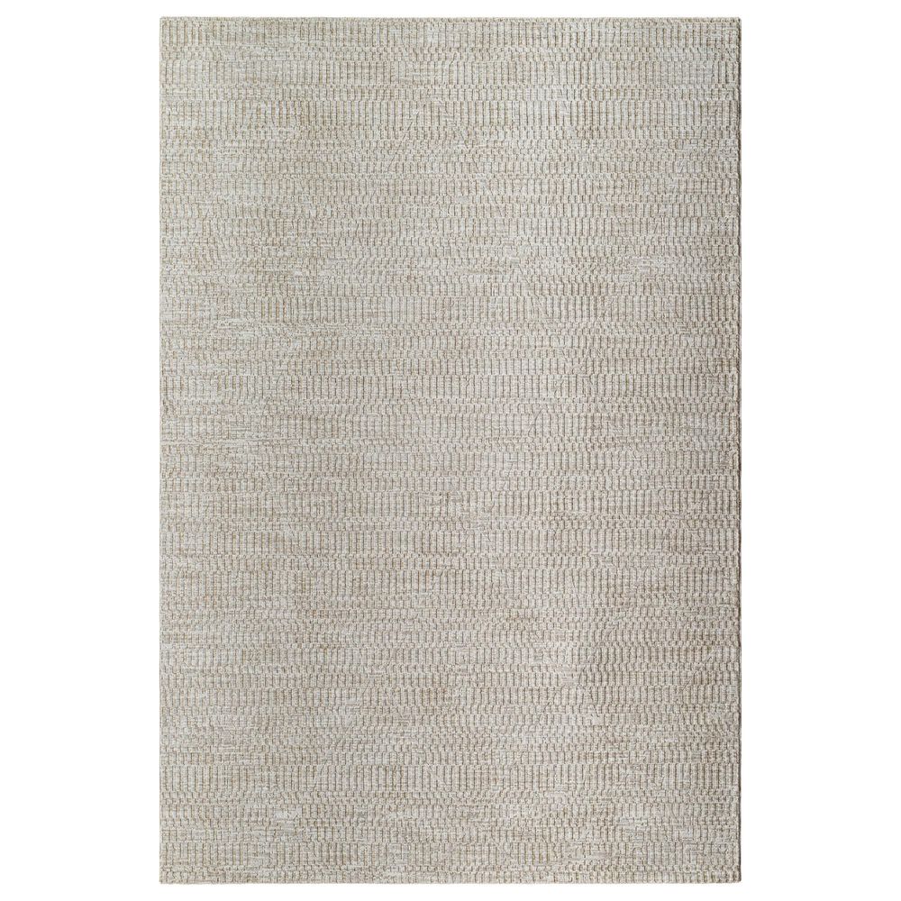 Surya Masterpiece Light Gray and Medium Gray 5&#39; x 7&#39;5&quot; Area Rug, , large