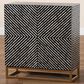 Baxton Studio Belenus Storage Cabinet in Gold, Black and Grey, , large