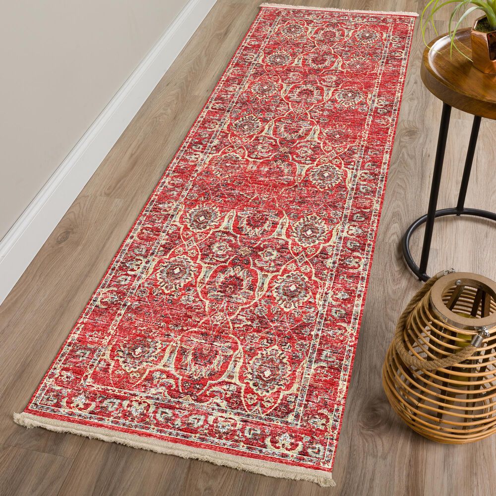 Dalyn Rug Company Marbella 2&#39;3&quot; x 7&#39;6&quot; Poppy Runner, , large