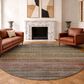 Dalyn Rug Company Vico VC4 Chocolate 8" Round Area Rug, , large