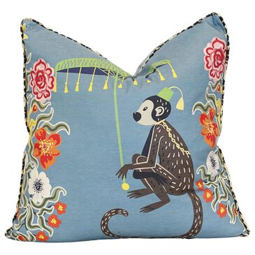 Flair Industries 24" Square Throw Pillow in Blue, , large