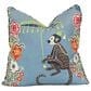 Flair Industries 24" Square Throw Pillow in Blue, , large