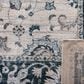 Safavieh Isabella 6"7" Square Cream and Navy Area Rug, , large