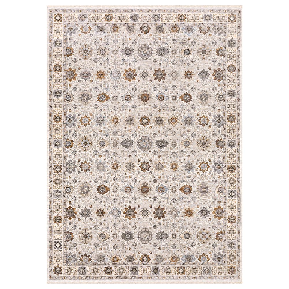 Oriental Weavers Maharaja Qatar 71W 9"10" x 12"10" Ivory Area Rug, , large
