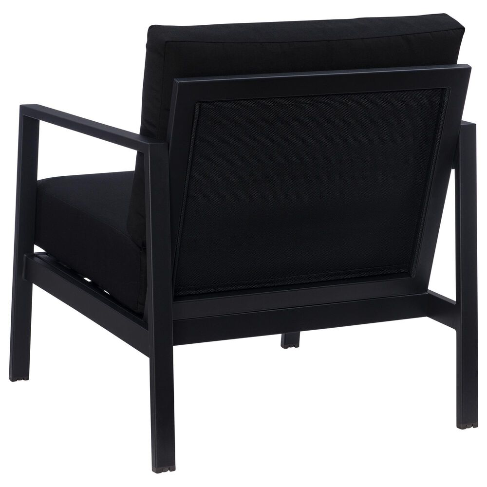 Linon Home Decor Holland Patio Armchair in Black, , large