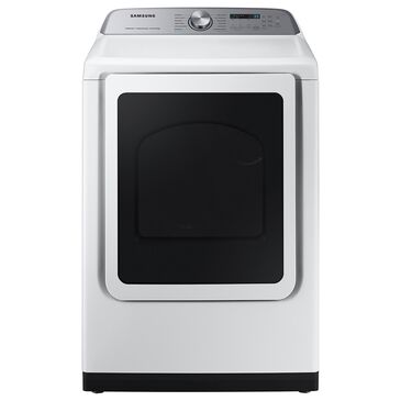 Samsung 7.4 Cu. Ft. Smart Electric Dryer with Steam Sanitize+ in White, , large