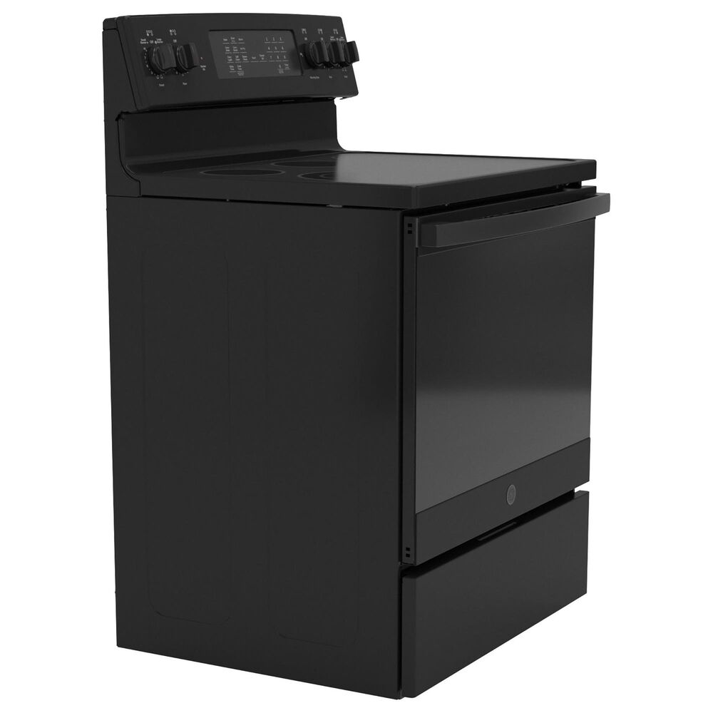 GE Appliances 2-Piece Kitchen Package with 30&#39;&#39; Electric Range and 1.9 Cu. Ft. Microwave Oven in Black, , large