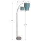 Grandview Gallery Willow Trio Floor Lamp in Brushed Nickel, , large