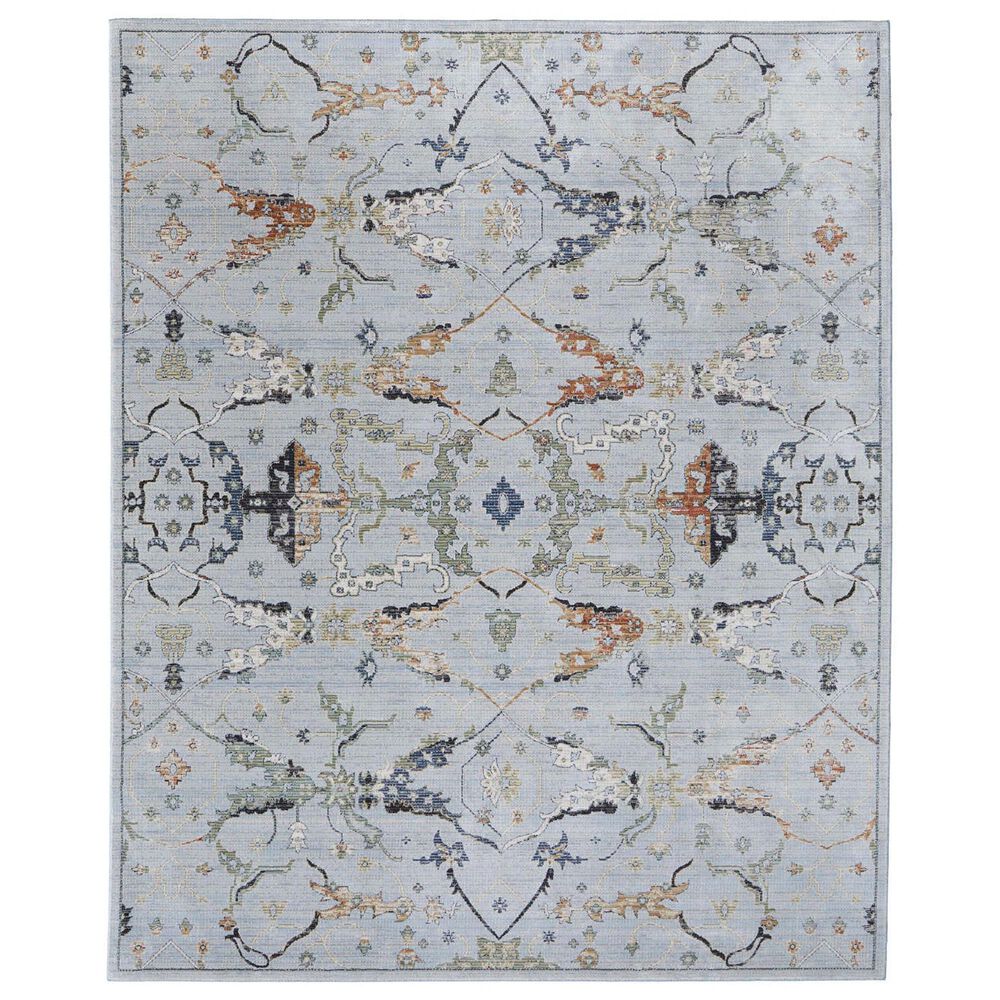 Feizy Melrose 2" x 3" Blue and Multicolor Area Rug, , large