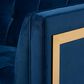 Baxton Studio Ambra Stationary Sofa in Royal Blue Velvet, , large