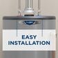 GE Appliances RealMAX Platinum 40-Gallon Tall Natural Gas Atmospheric Water Heater in Gray, , large
